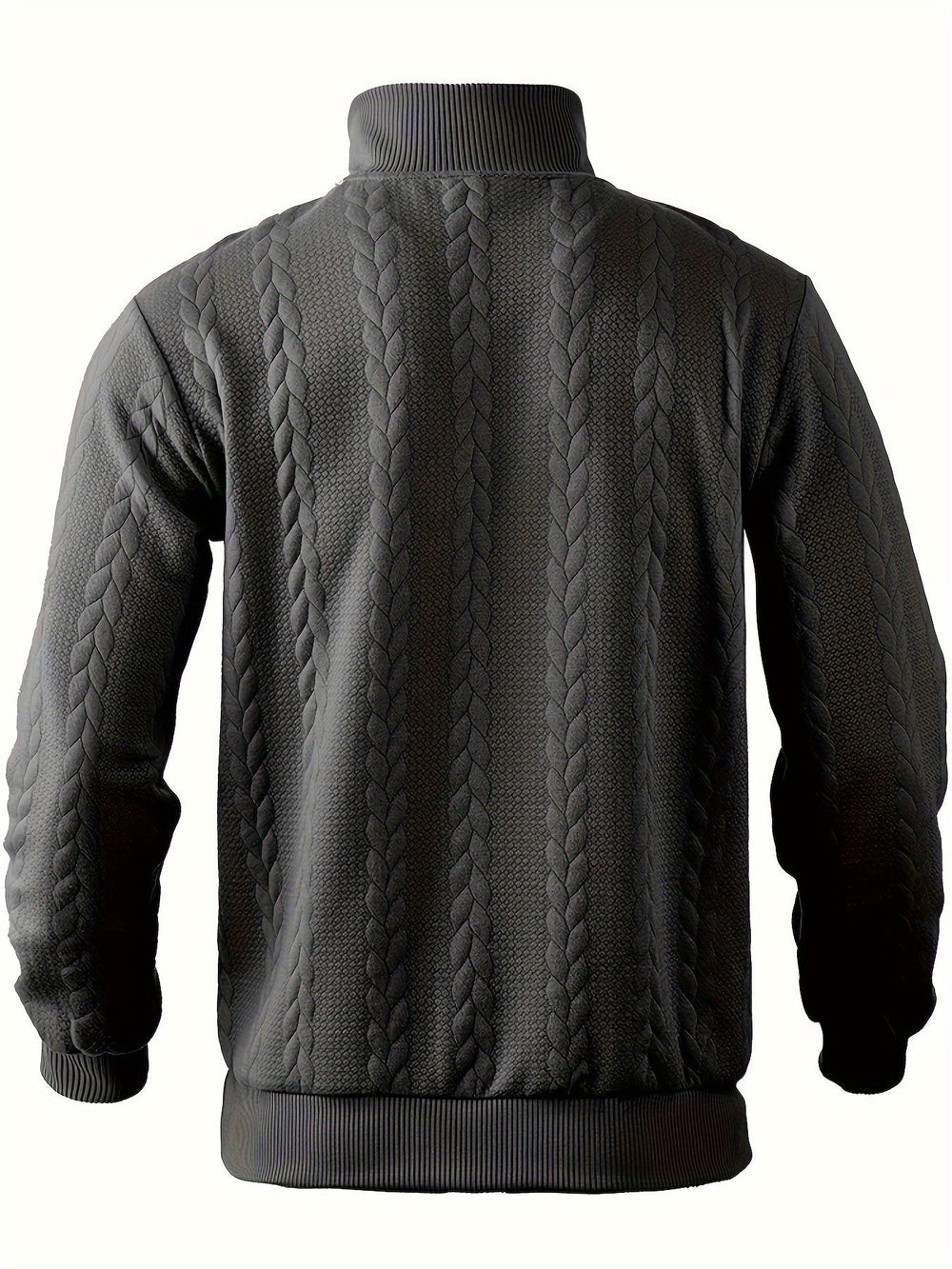 Roman | Eleganter Vintage-Pullover mit Reißverschluss