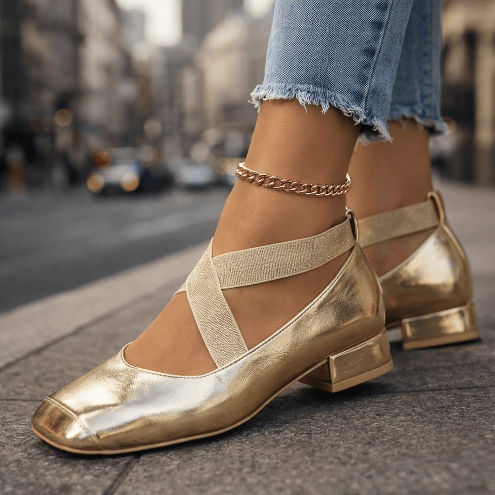 Sofia | Modische Riemchen Heels Damen Look