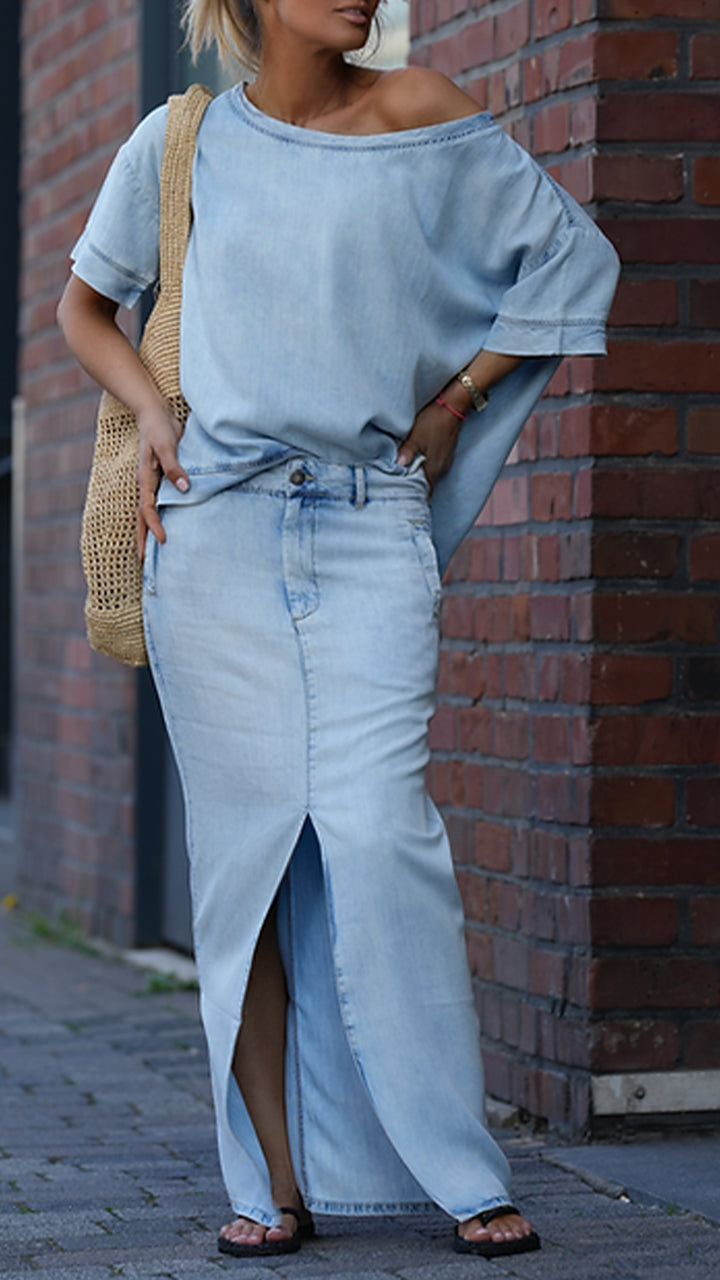 Amora | Lässiger Jeansanzug