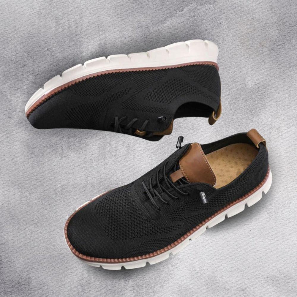 Atmungsaktive Ultracomfort-Schuhe: Schwarz-Weiß