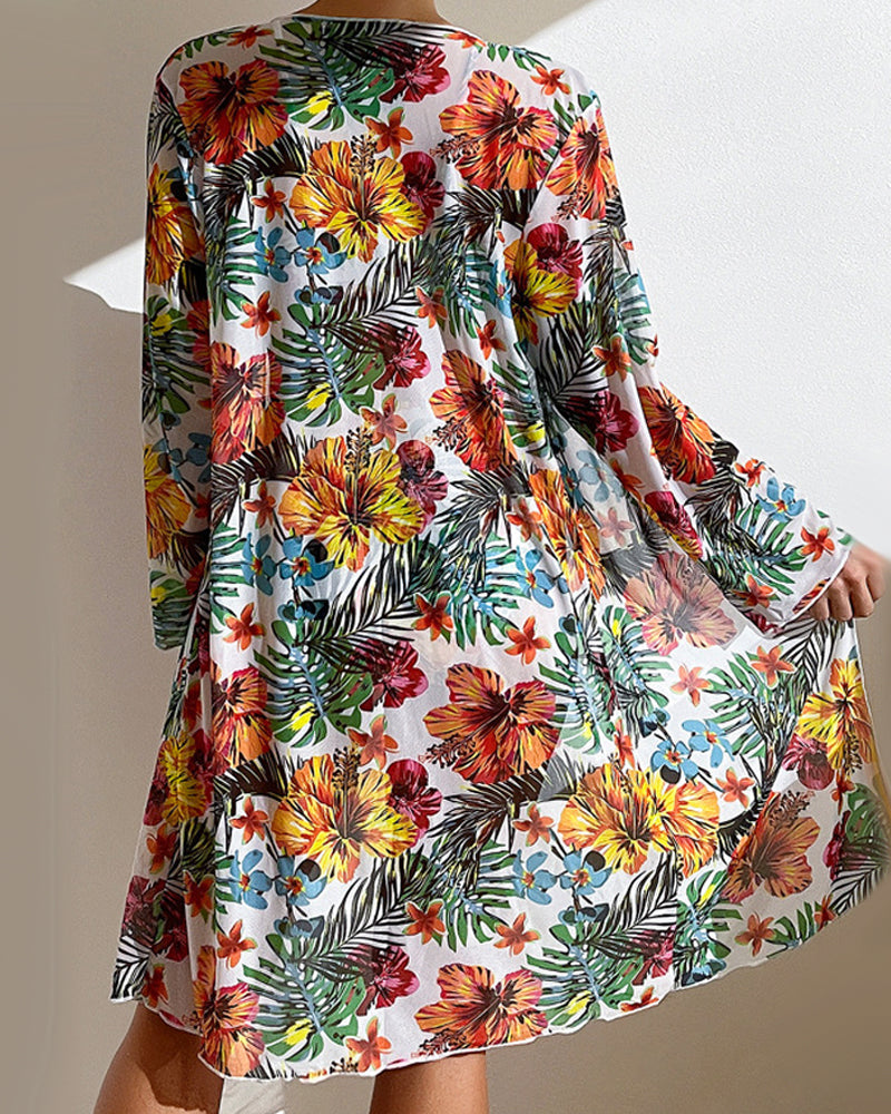 Glenda | Bikini mit Blumenrock