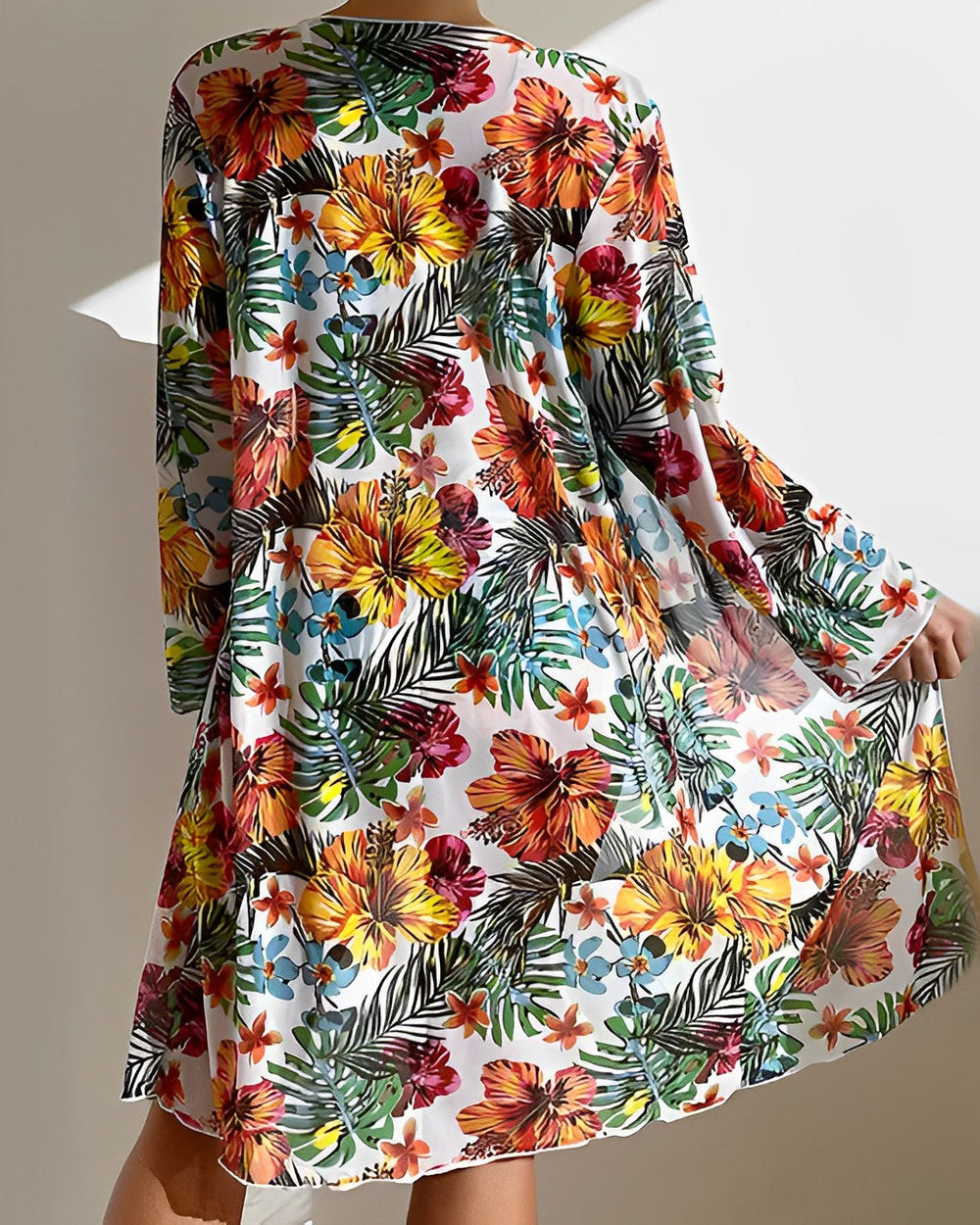 Josefine | Damen Bikini Set Strandkimono Cover-Up Sommer