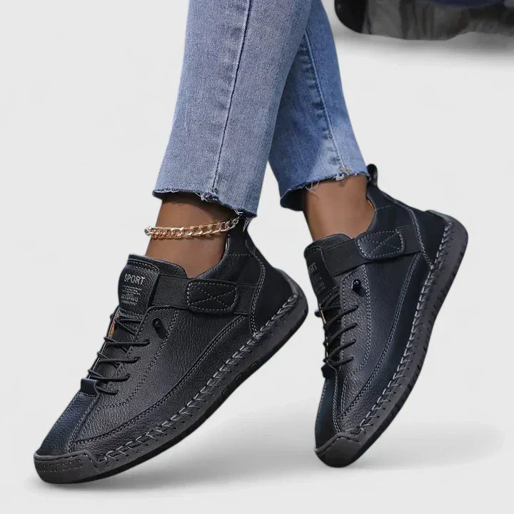 Barbara | Damen Lässige Schnür-Sneaker