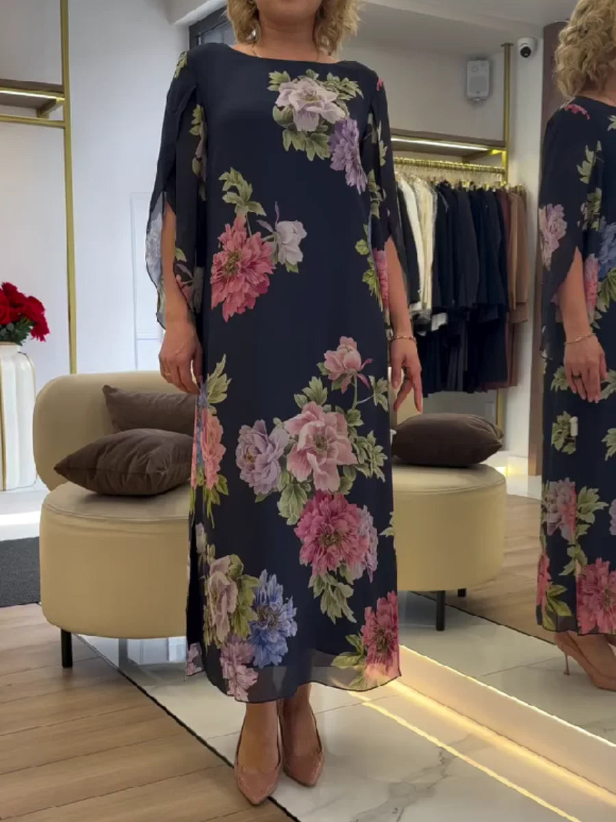 Yael – Maxikleid Mit Blumenmuster
