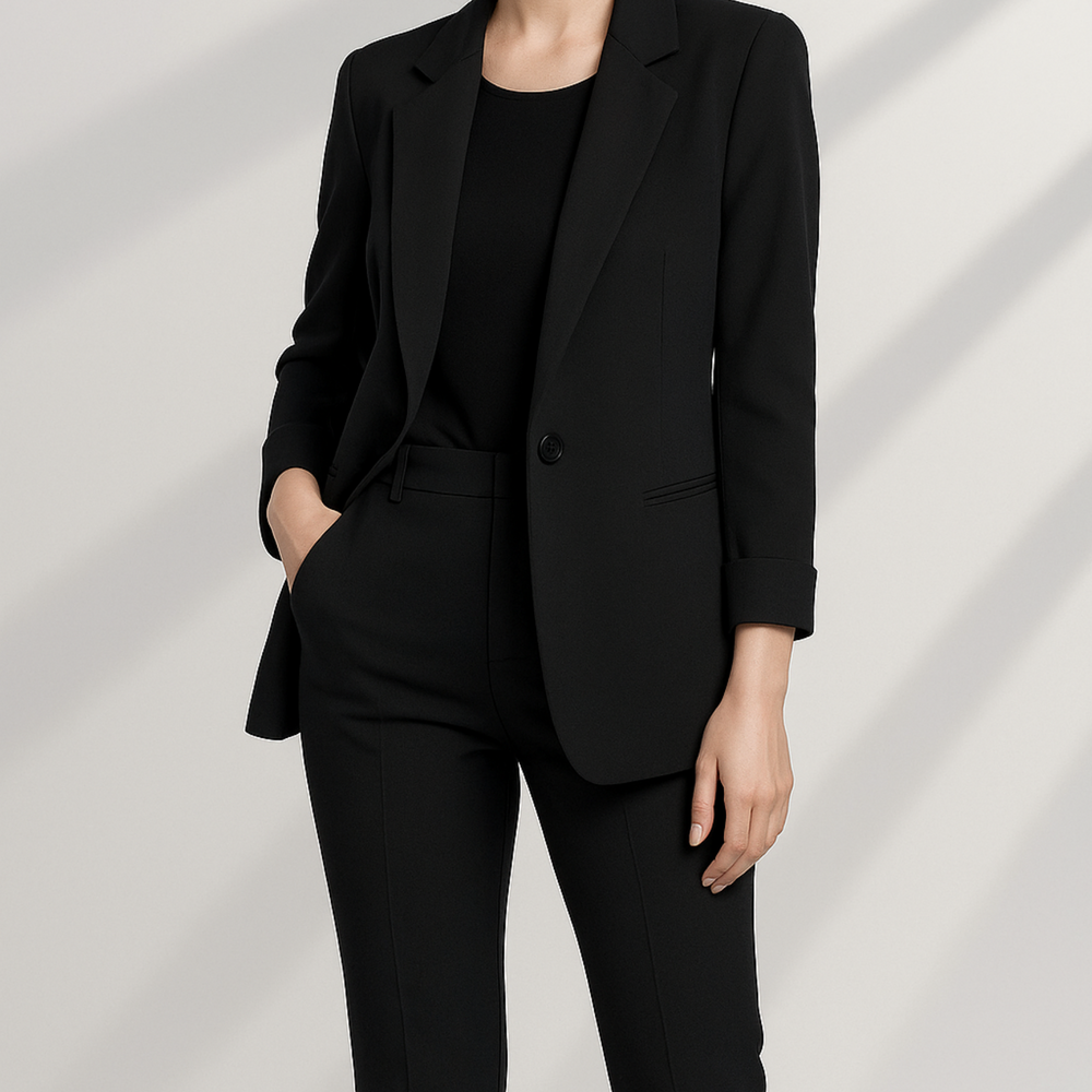 Sola Zweiteiliger Blazer-Set | Schwarz