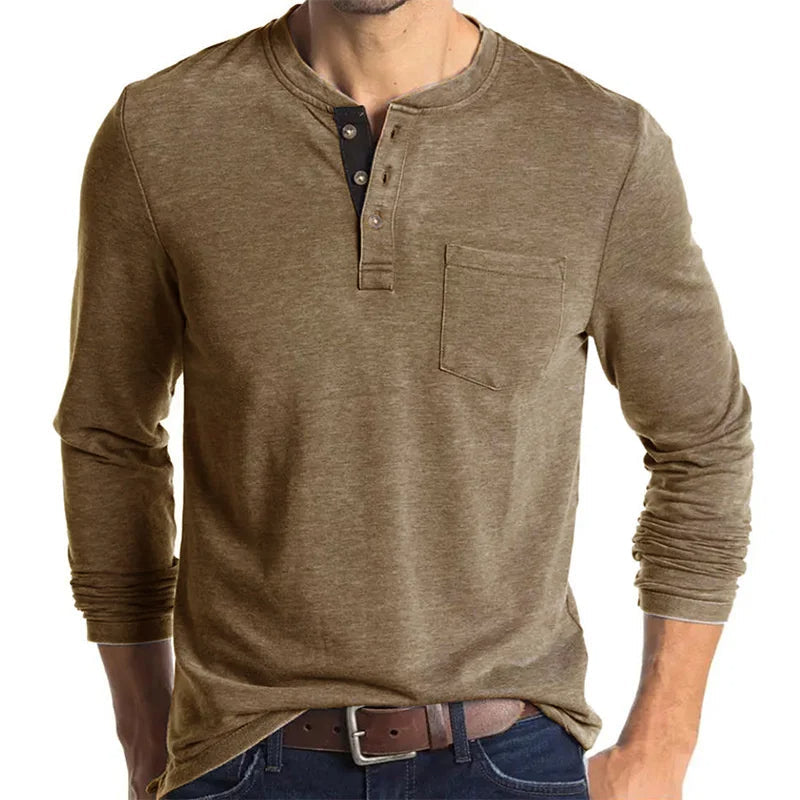 Carlo | Komfortables Langarmshirt in feiner Optik