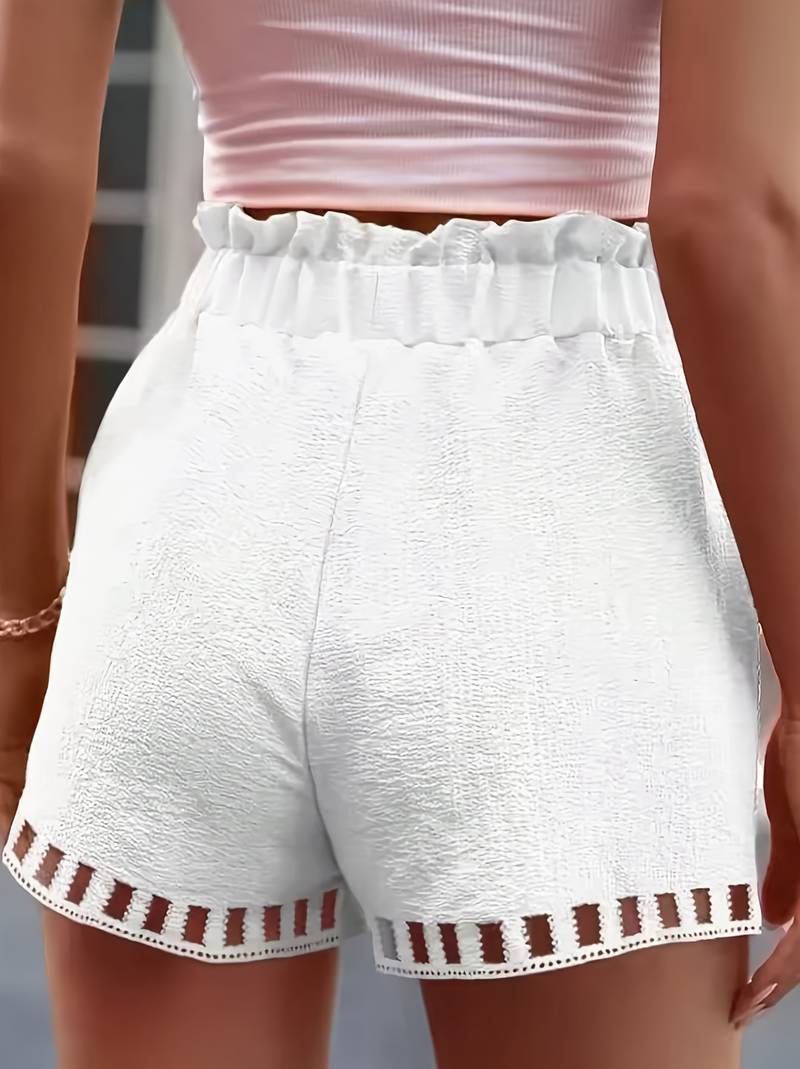 Mbakera - Lässige Shorts Mit Praktischer Geschnürungstasche