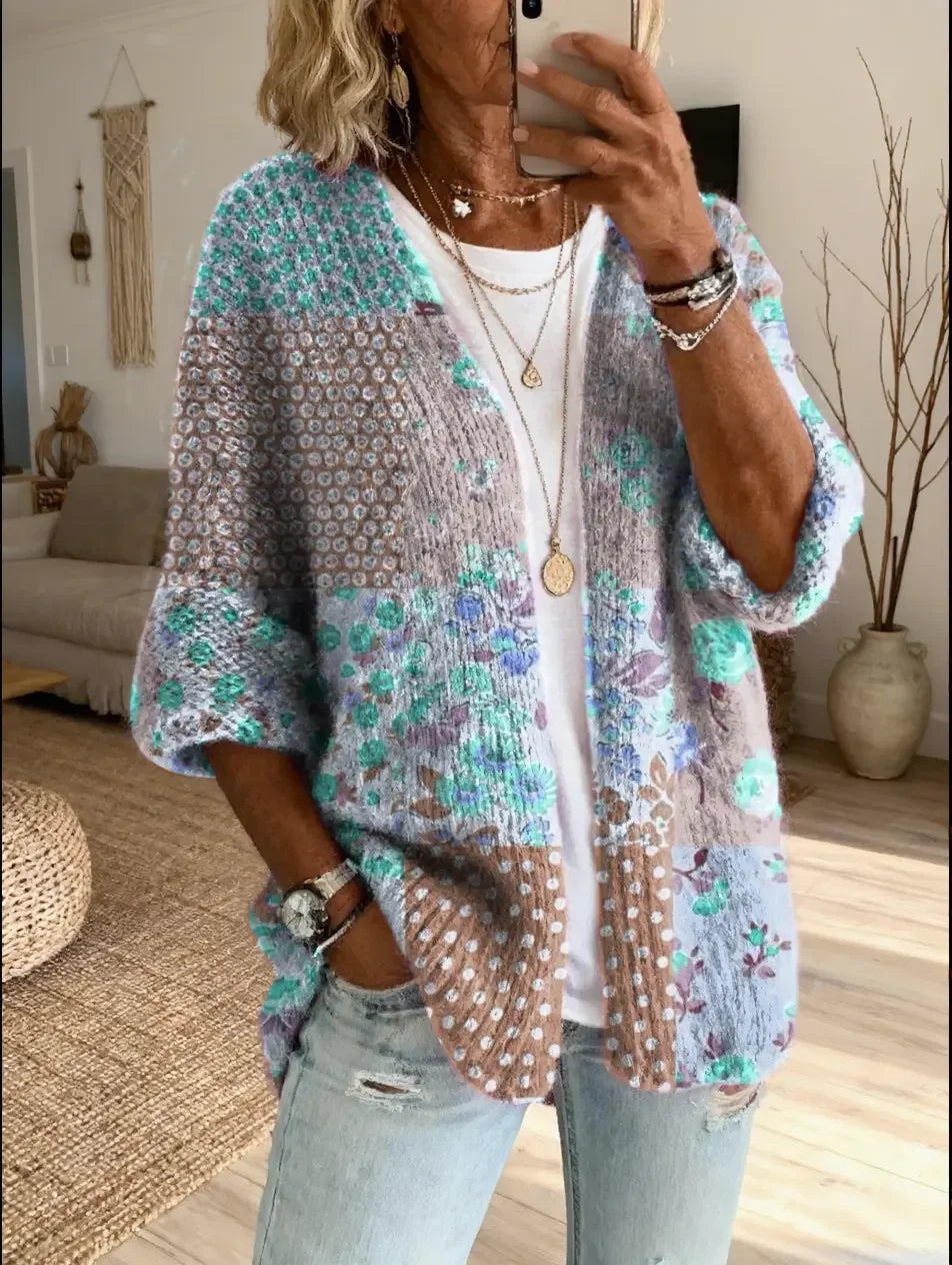 Stevena – Pullover Mit Elegantem Blumenmuster