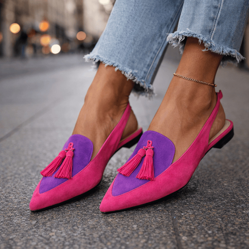 Lorena Sandalen mit Riemen und Quasten