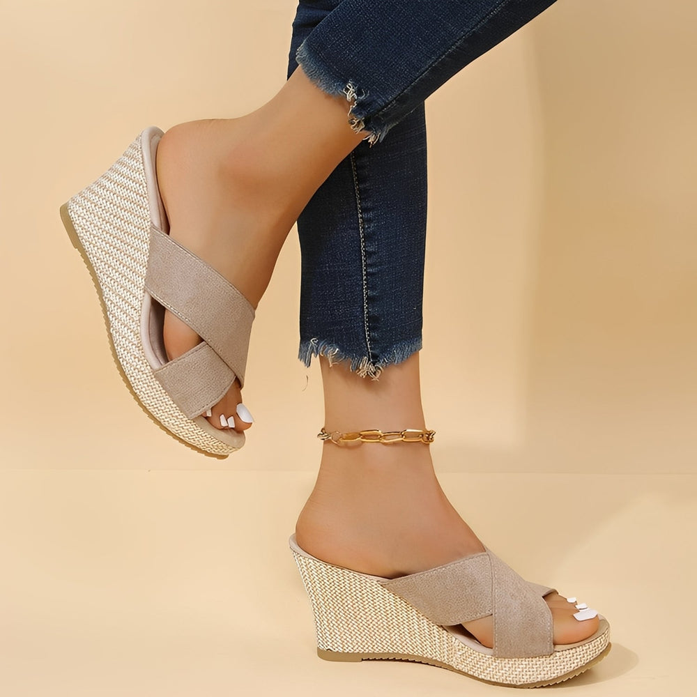 Julie - Stilvolle, bequeme Keilsandalen für Damen