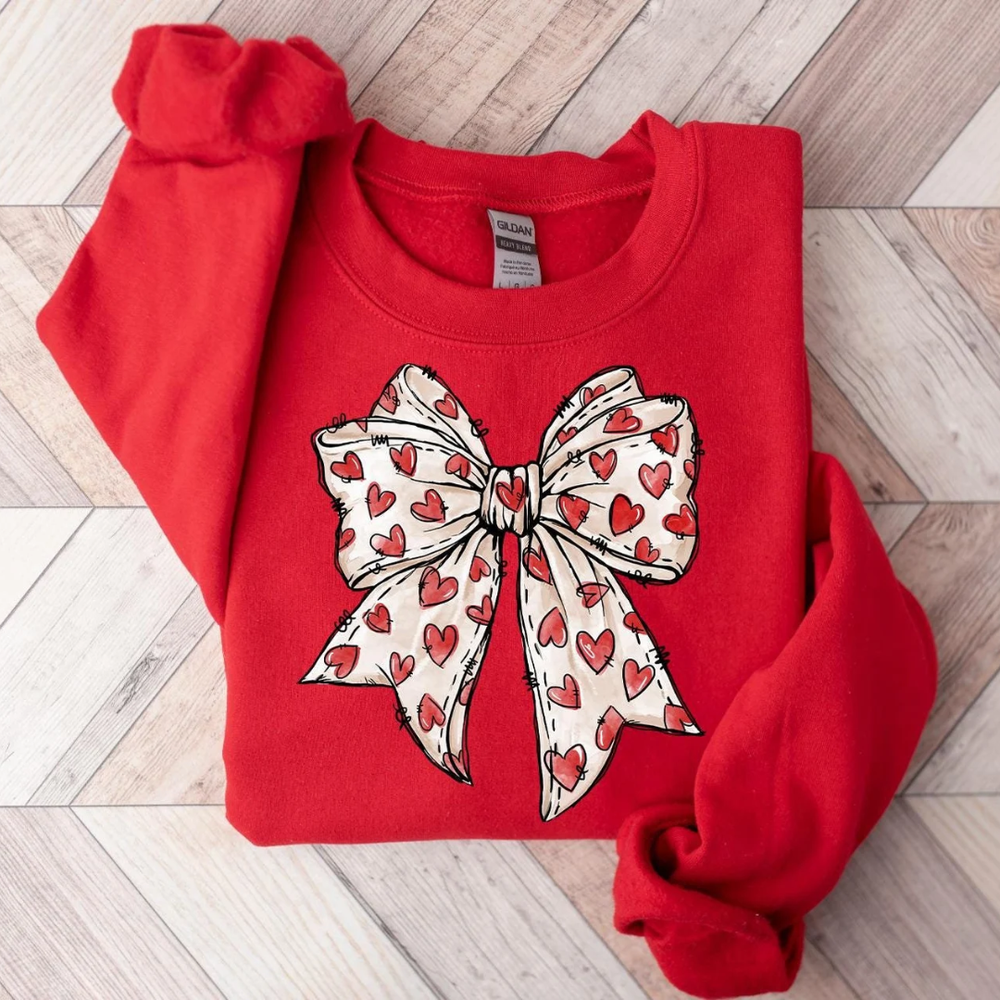 Johanna | Valentinstag Sweatshirt Damen rot modern