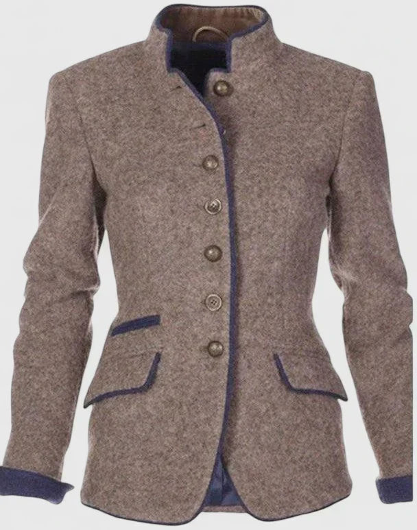 Alina | Damen Formeller Cardigan mit Knopfleiste