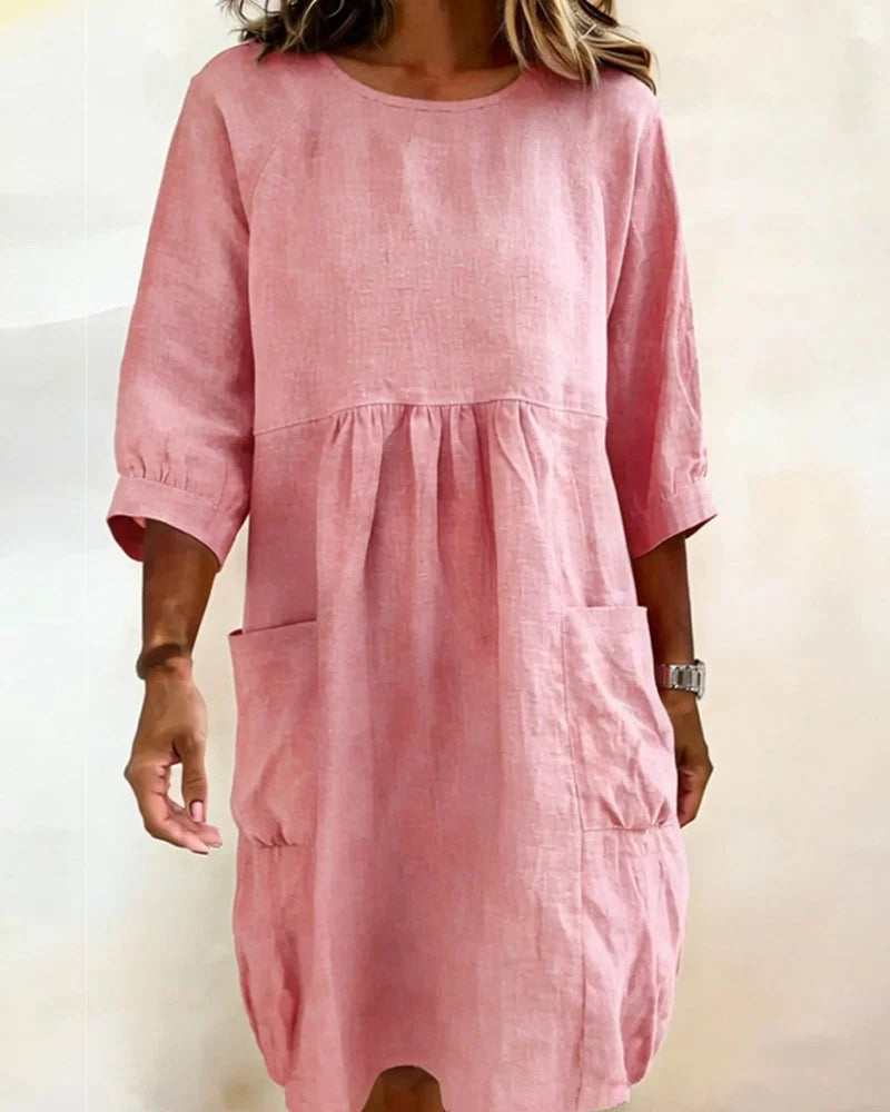 Paula | Charmantes 3/4-Arm-Kleid Damen