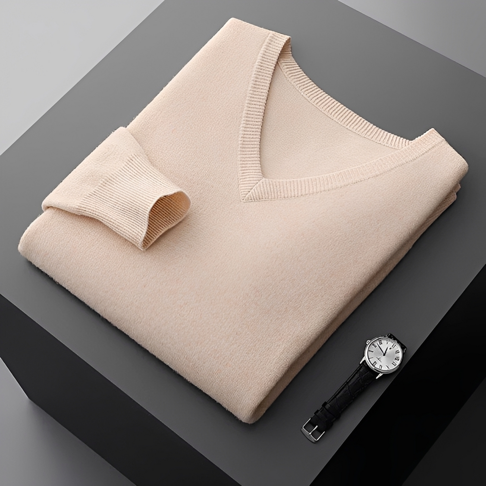 Walter - Bequemer V-Pullover