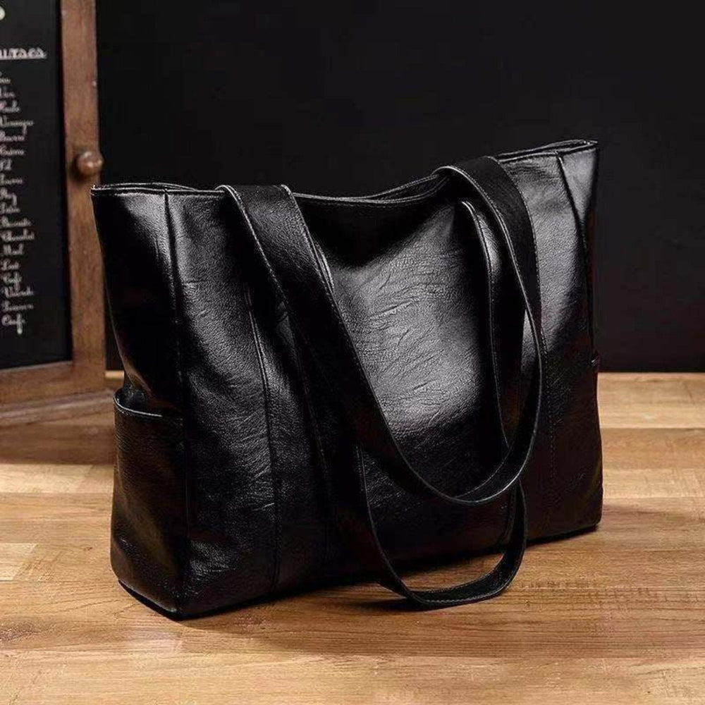 Luxuriöse Lederschultertasche