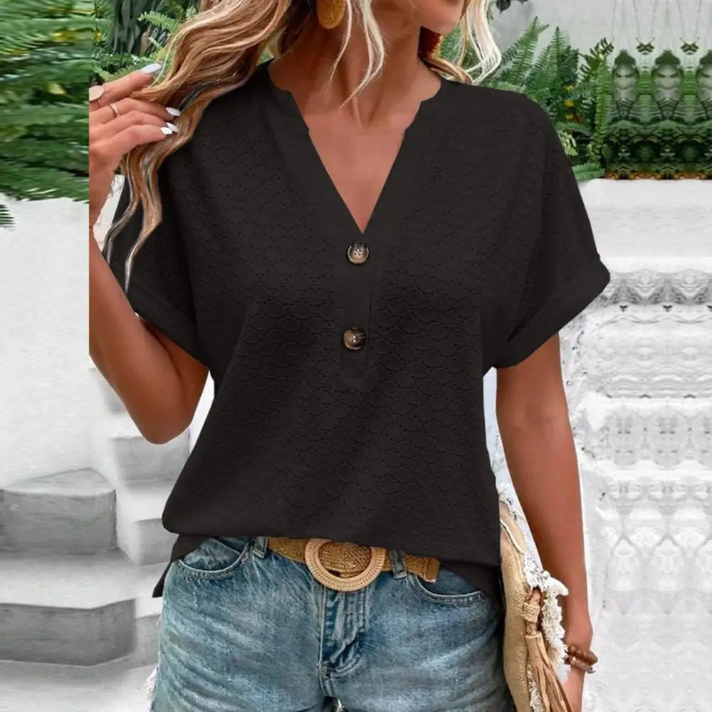 Bluse Damen | V-Ausschnitt & Lässig