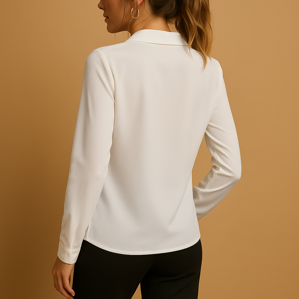 Bluse Damen | V-Ausschnitt & gepflegter Look