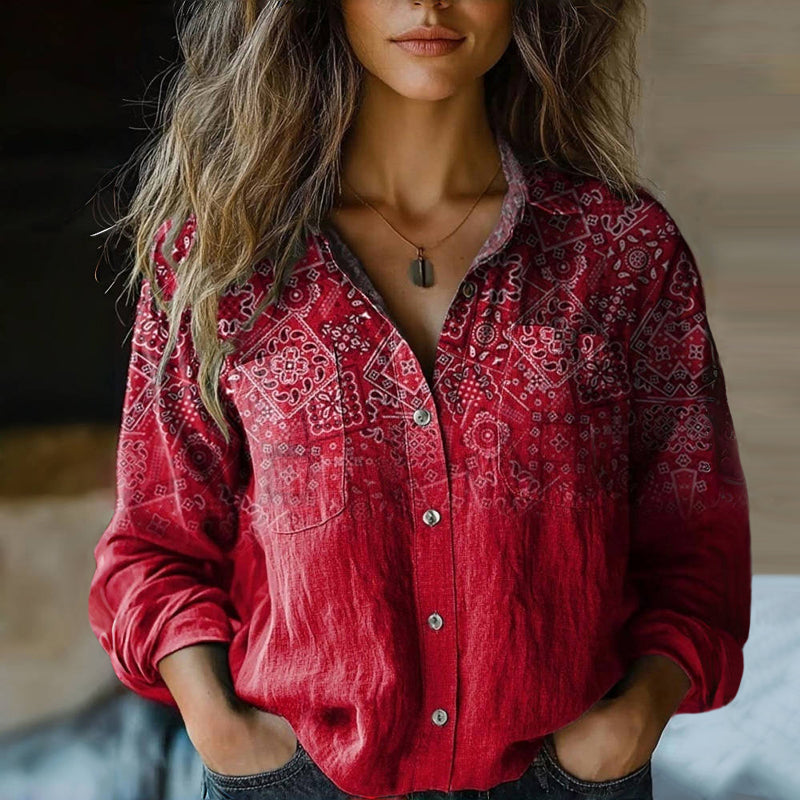 Boho Bluse Damen | Muster-Design & Lässiger Komfort