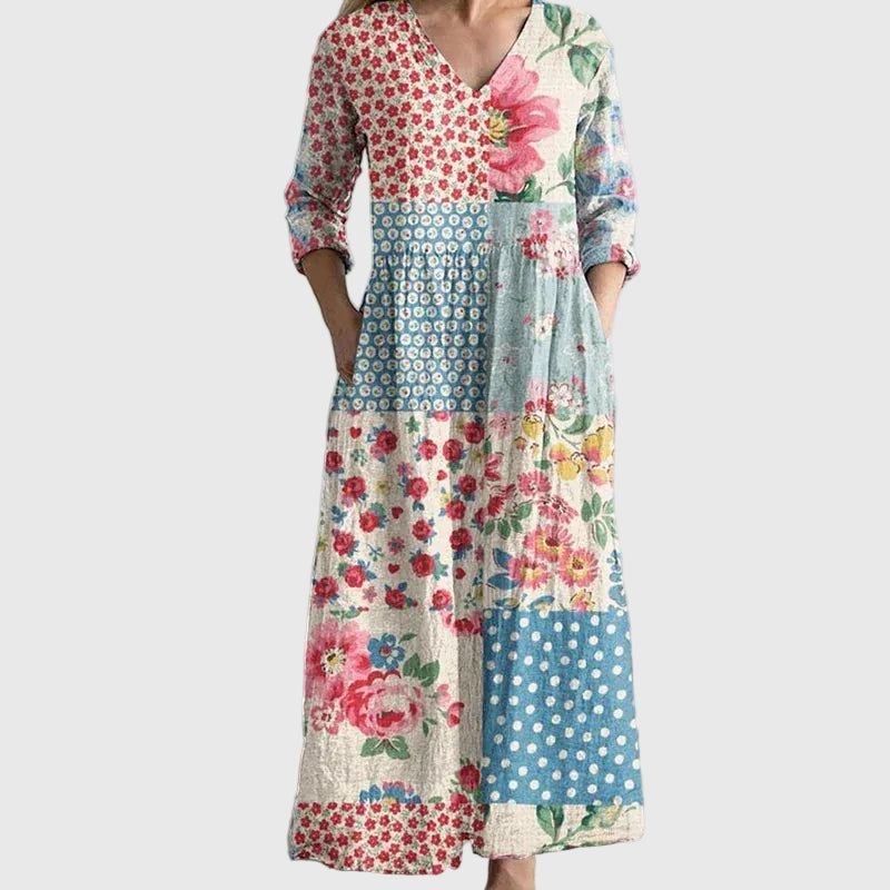 Natalie | Damen Elegantes Fließendes Maxikleid – Fließendes Maxi Kleid 2026