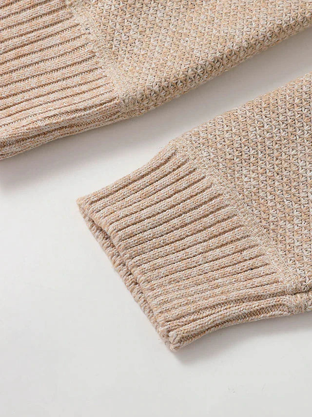 Cardigan Herren | Zip-up Reißverschluss & Angenehm Warm