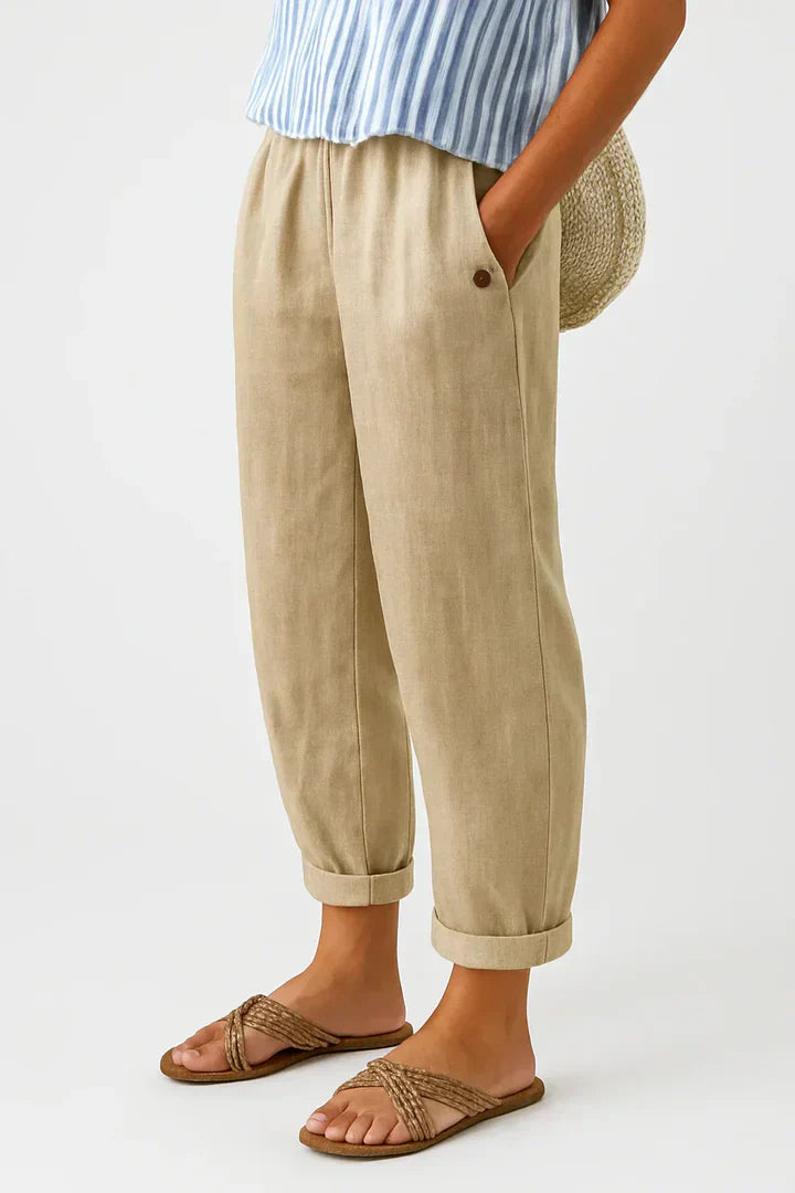 Romina™ Klassische Leinenhose