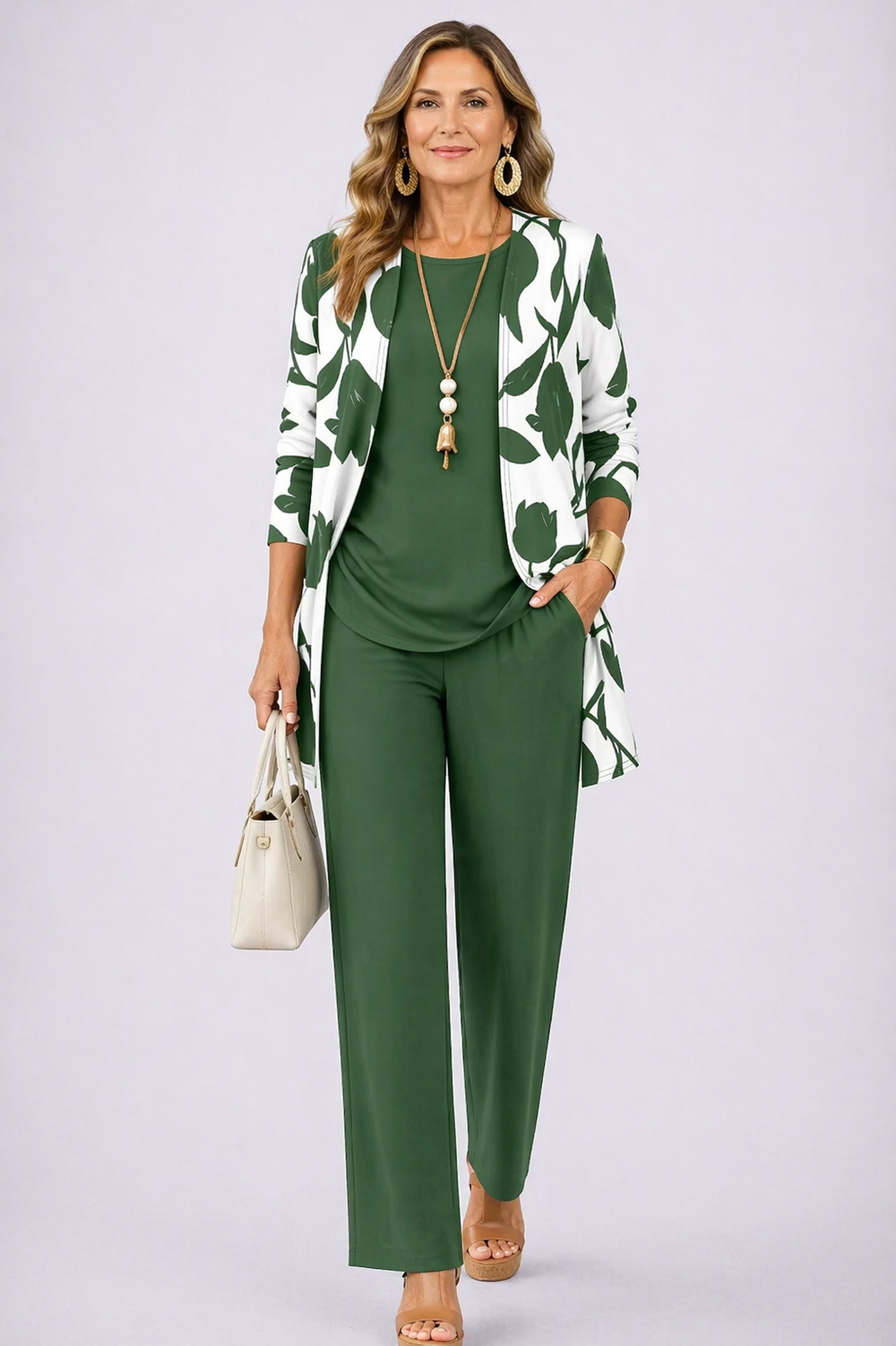 Brenda | Elegantes 3-teiliges Casual-Set
