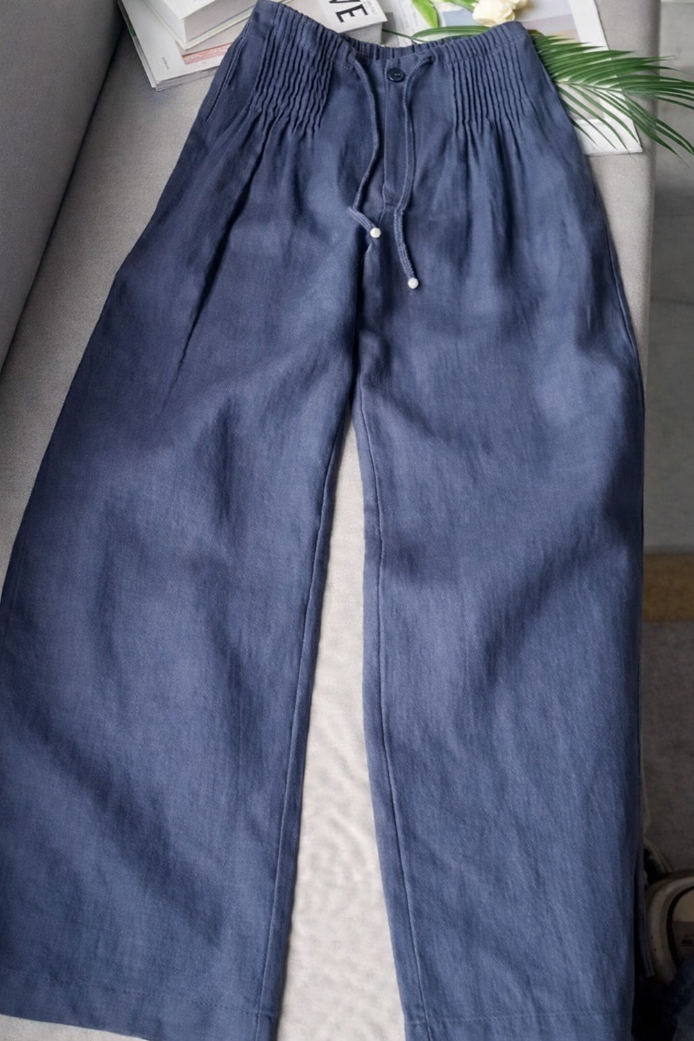 Kuupik – Weite Hose Aus Leinen