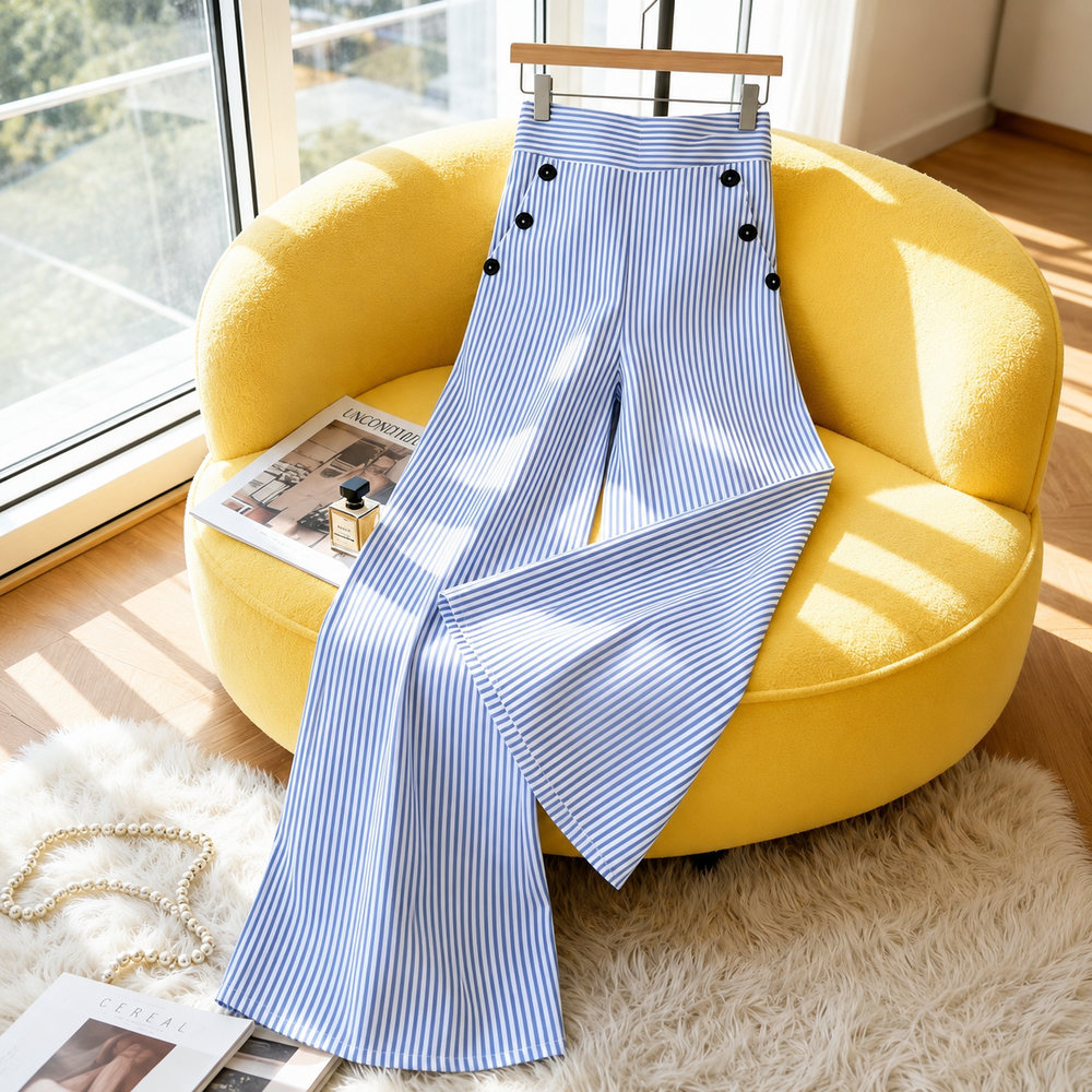 Bellagio™ Palazzo-Hose mit Schneiderkunst-Passform und Natürlicher Eleganz