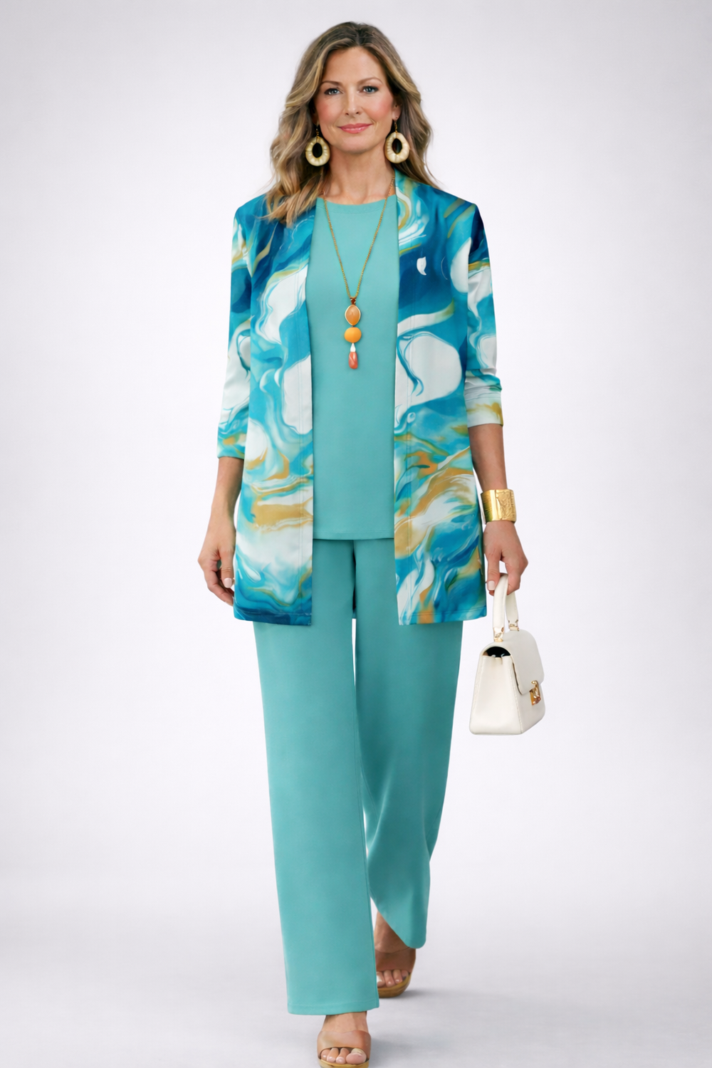Galena | Elegantes 3-teiliges Casual-Set