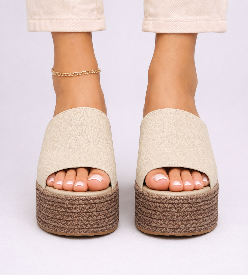 Esperanza | Damen Espadrille Wedge Sandalen