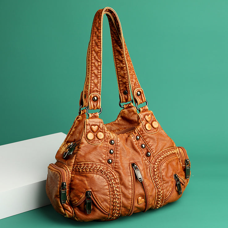 Alician – Boho-Tasche mit mehreren Reißverschlusstaschen
