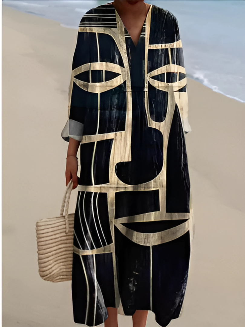 Luna | Prism Print Kleid