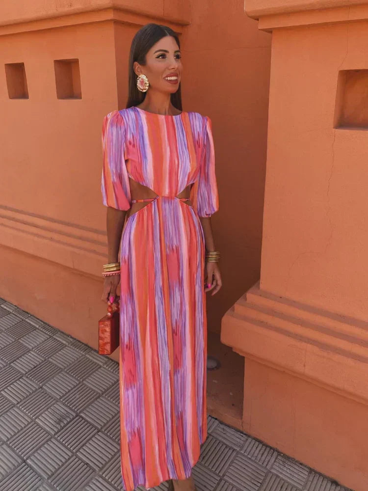 Laura | Stilvolles Sommerkleid für Damen mit Rückenfrei