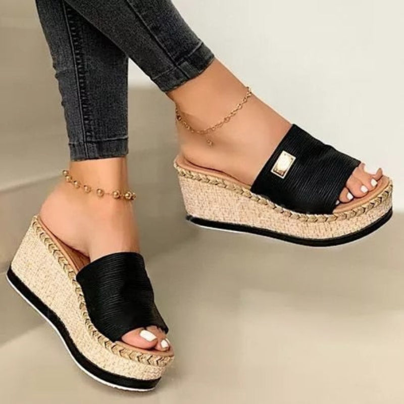 Camila - Keilsandalen mit Plateau