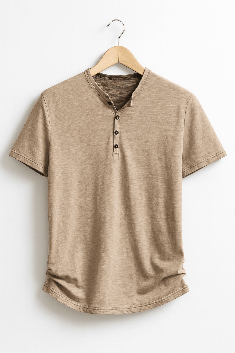 Henley Shirt Herren | Knopfleiste & Bequemer Sitz
