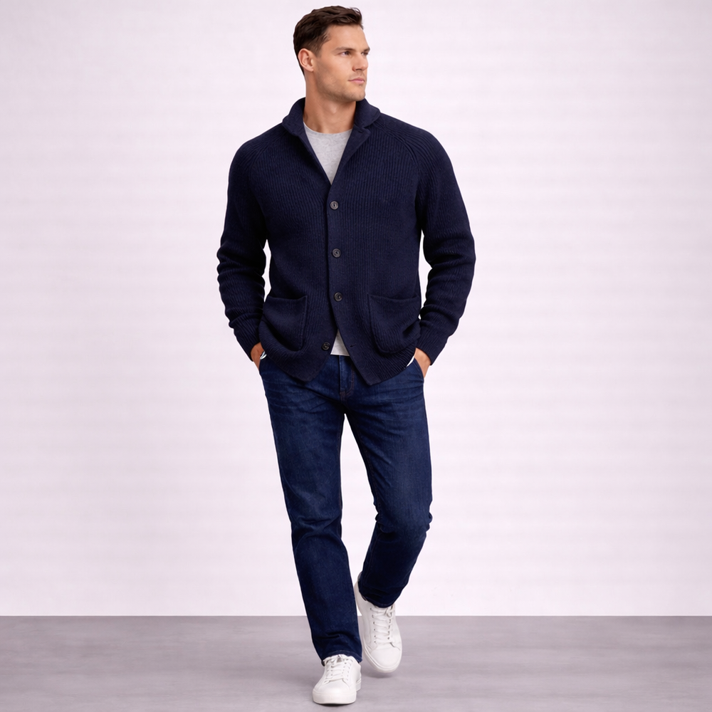 Quentin - Rippstrick-Cardigan