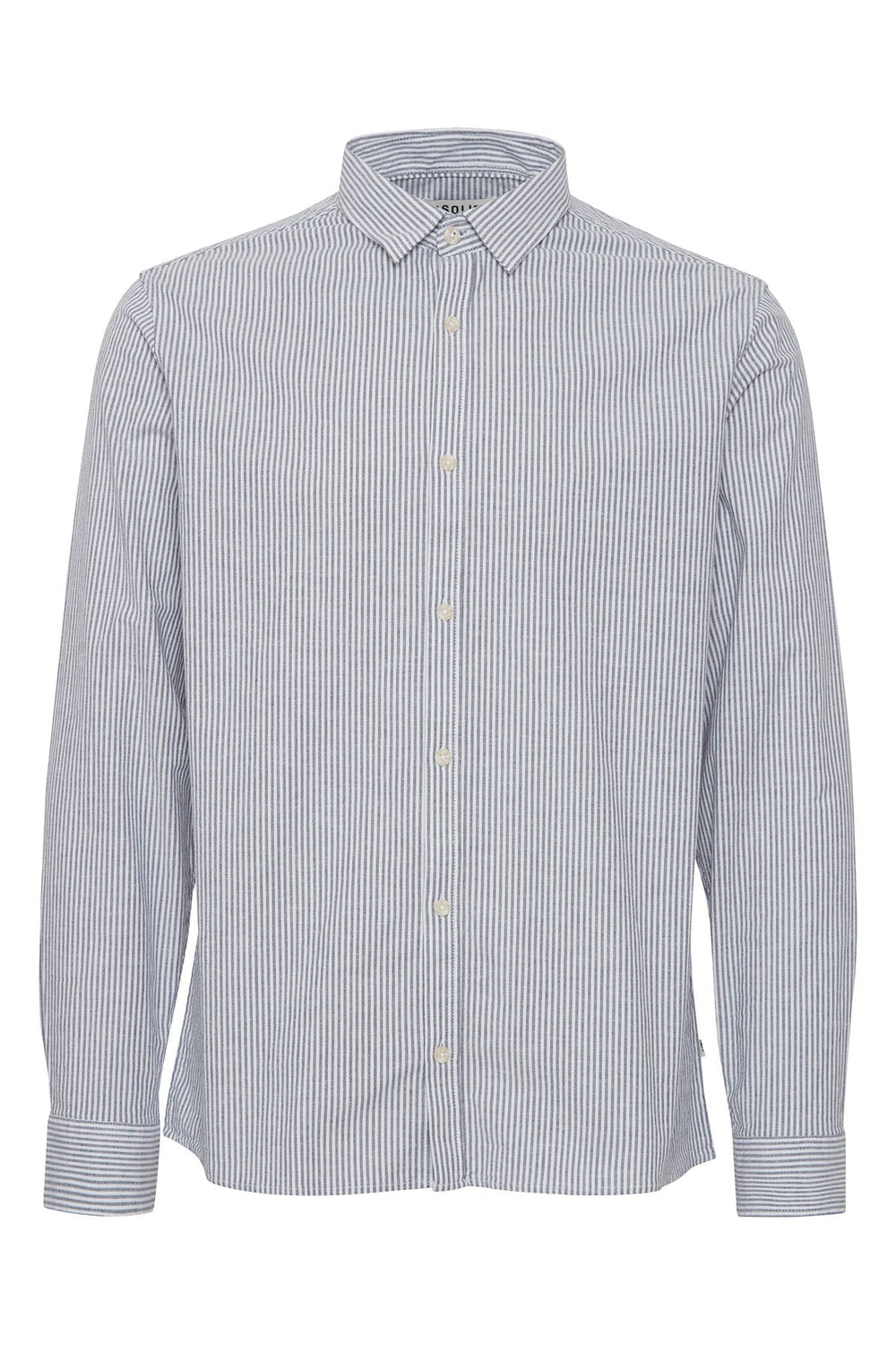 Theo | Val Stripe Hemd in Marineblau