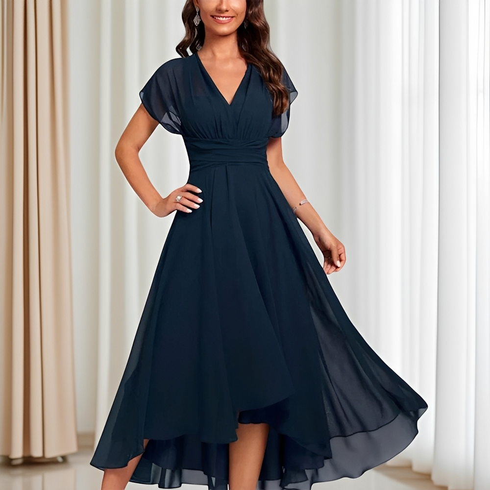 Blaine - Elegantes Midi-Cocktailkleid