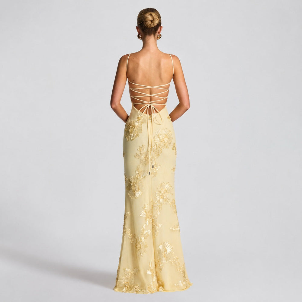 Norma - Stilvolles Maxikleid mit Blumenprint