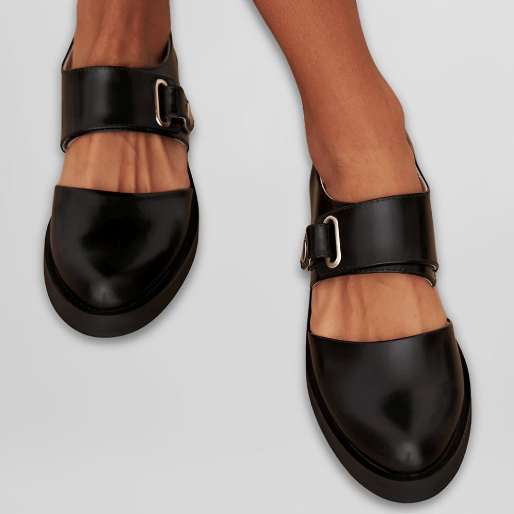 Mya - Lässige Riemchenschuhe mit niedrigem Absatz