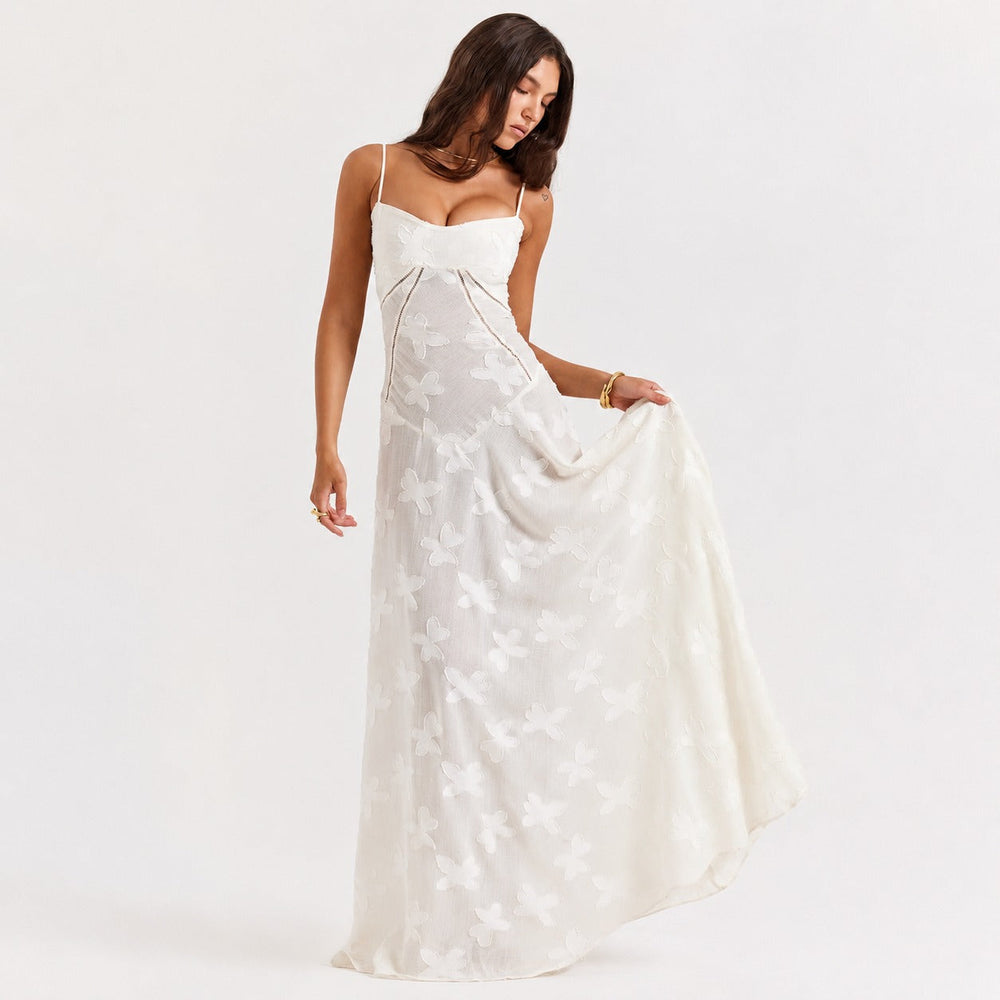 Jazmine - Stilvolles, schmales Maxikleid