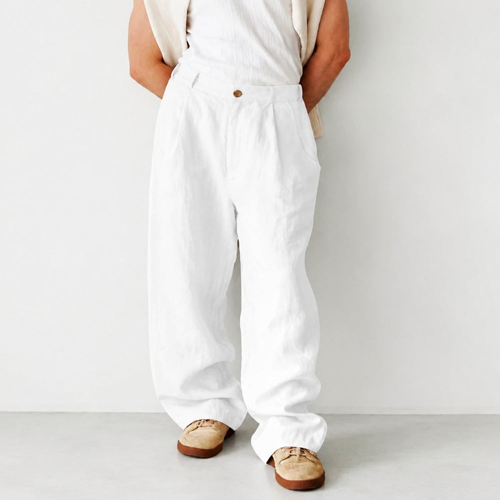 Hashim - Bequeme Weite Plissierte Hose