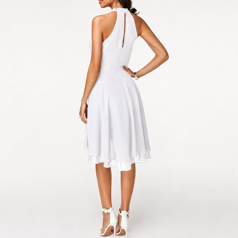 Kristina - Elegantes Kurzes Neckholderkleid