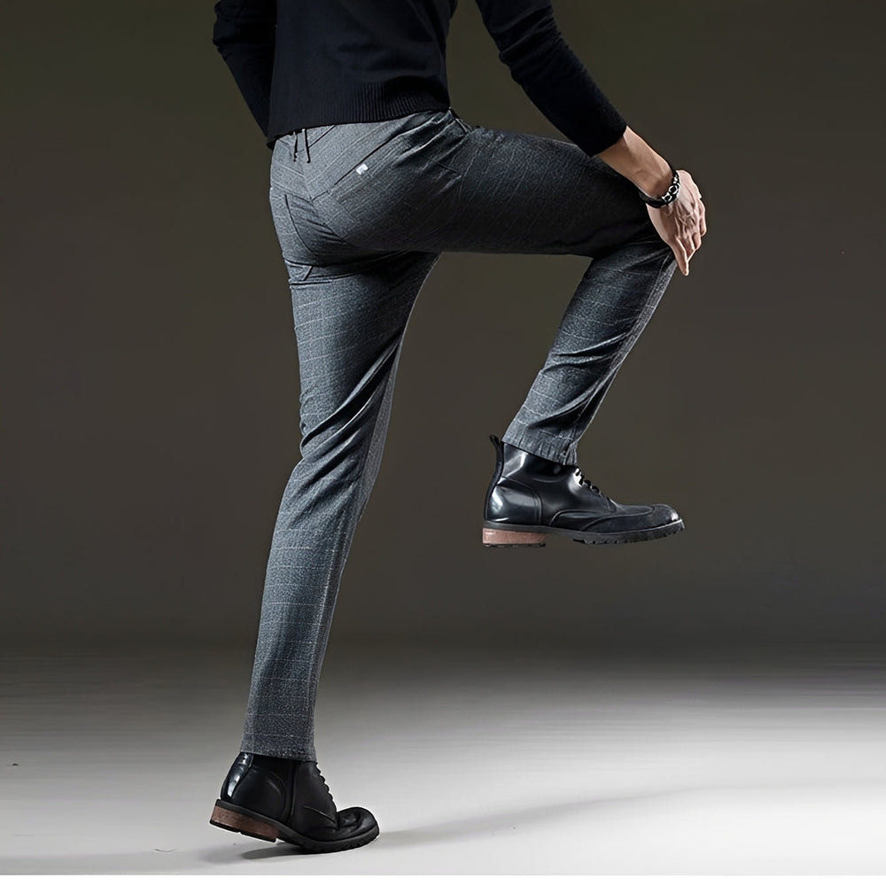 Kristian - Elegante Hose mit Karomuster