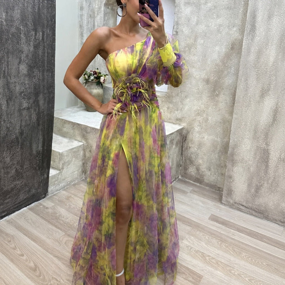 Rowe - Stilvolles Florales Maxikleid