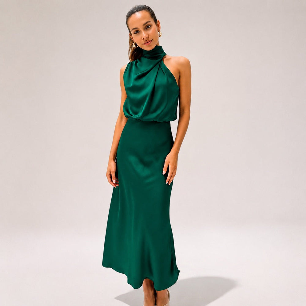 Lillie - Elegantes Kleid mit Neckholder-Ausschnitt