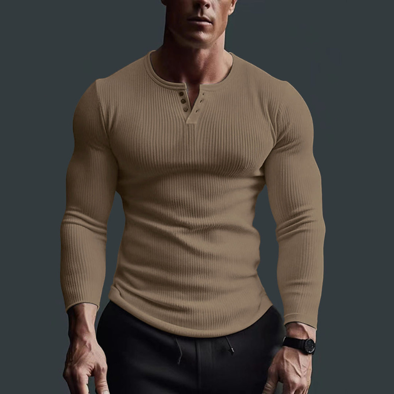 Langarmshirt Herren | Figurbetont & Moderner Look