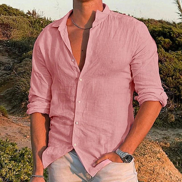 Leinenhemd Herren | Luftiger Komfort & Knitterarme Optik