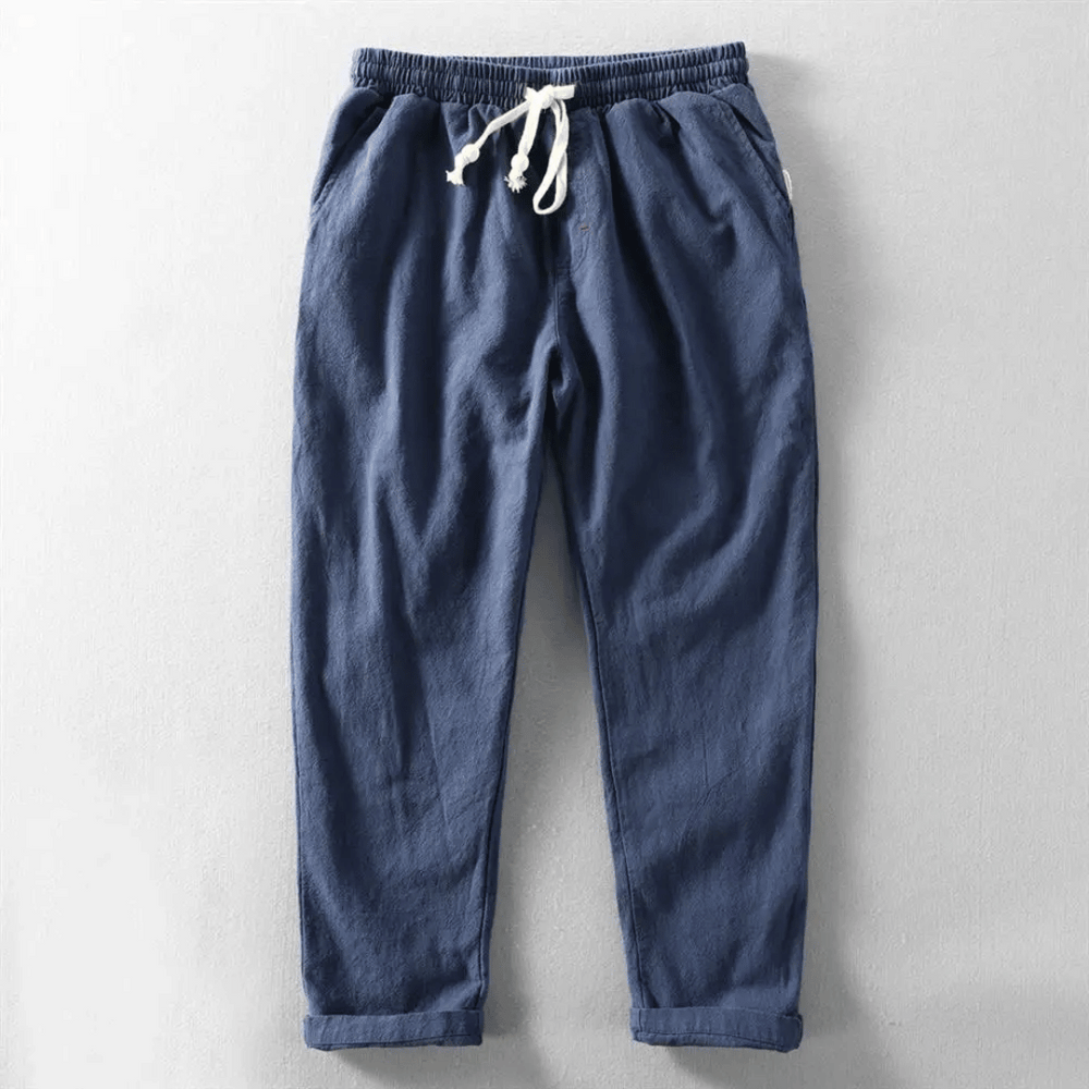 Leinenhose Herren | Kordelzugbund & Bequemer Sitz