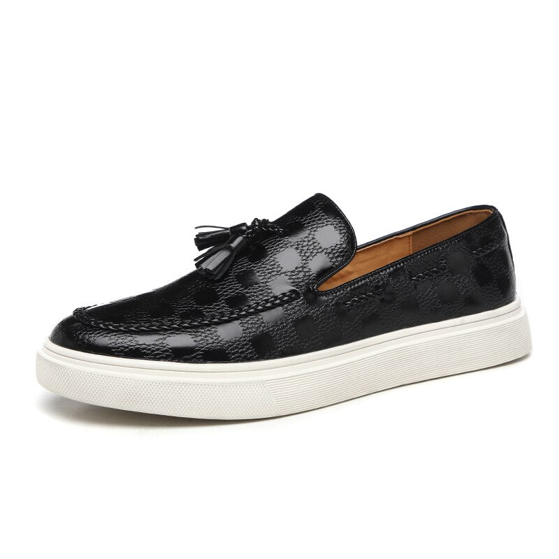Loafers Herren | Eleganter Quasten-Loafer mit Streetwear-Sohle